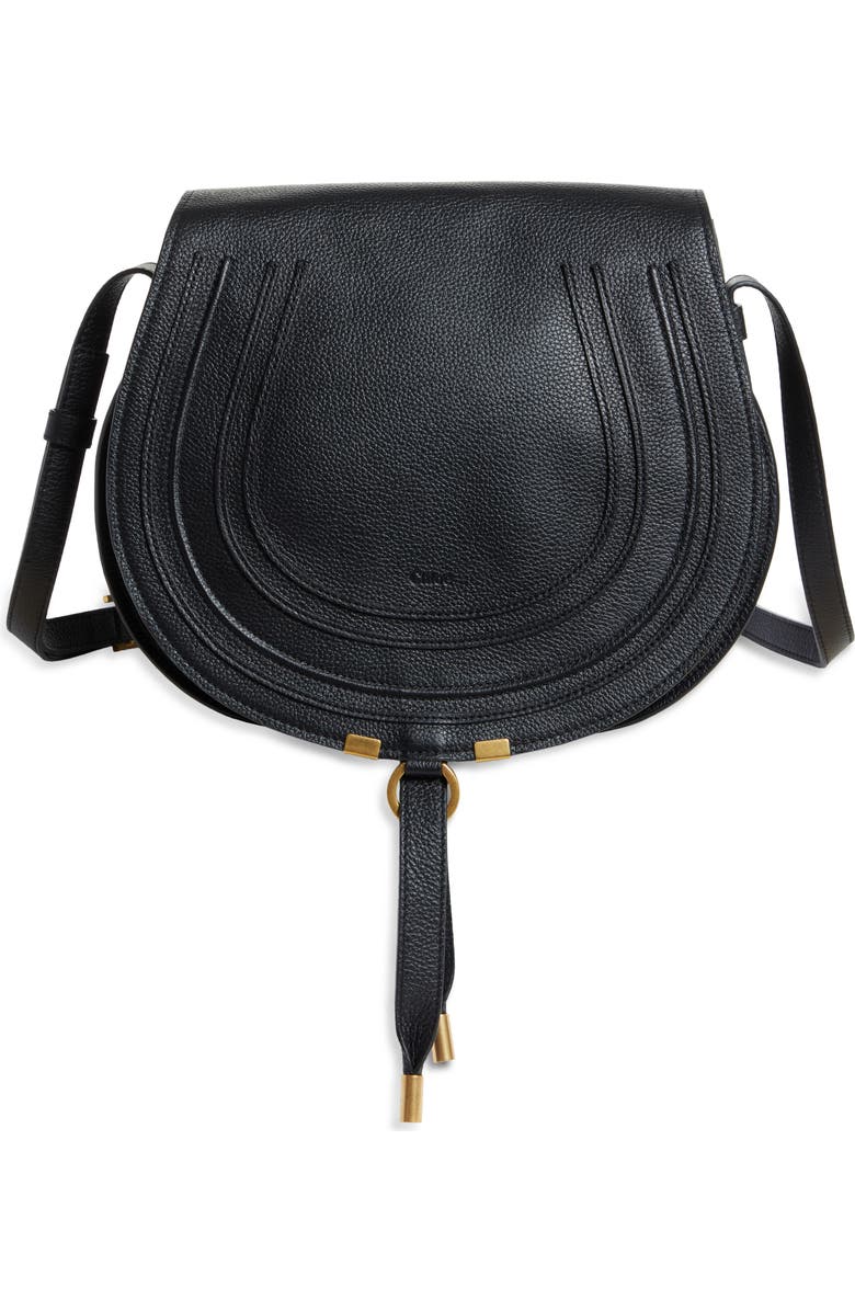 Chloé Medium Marcie Leather Crossbody Bag, Main, color,