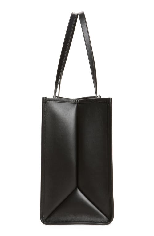 Alexander Mcqueen T-bar Pendant Tote In Black/silver