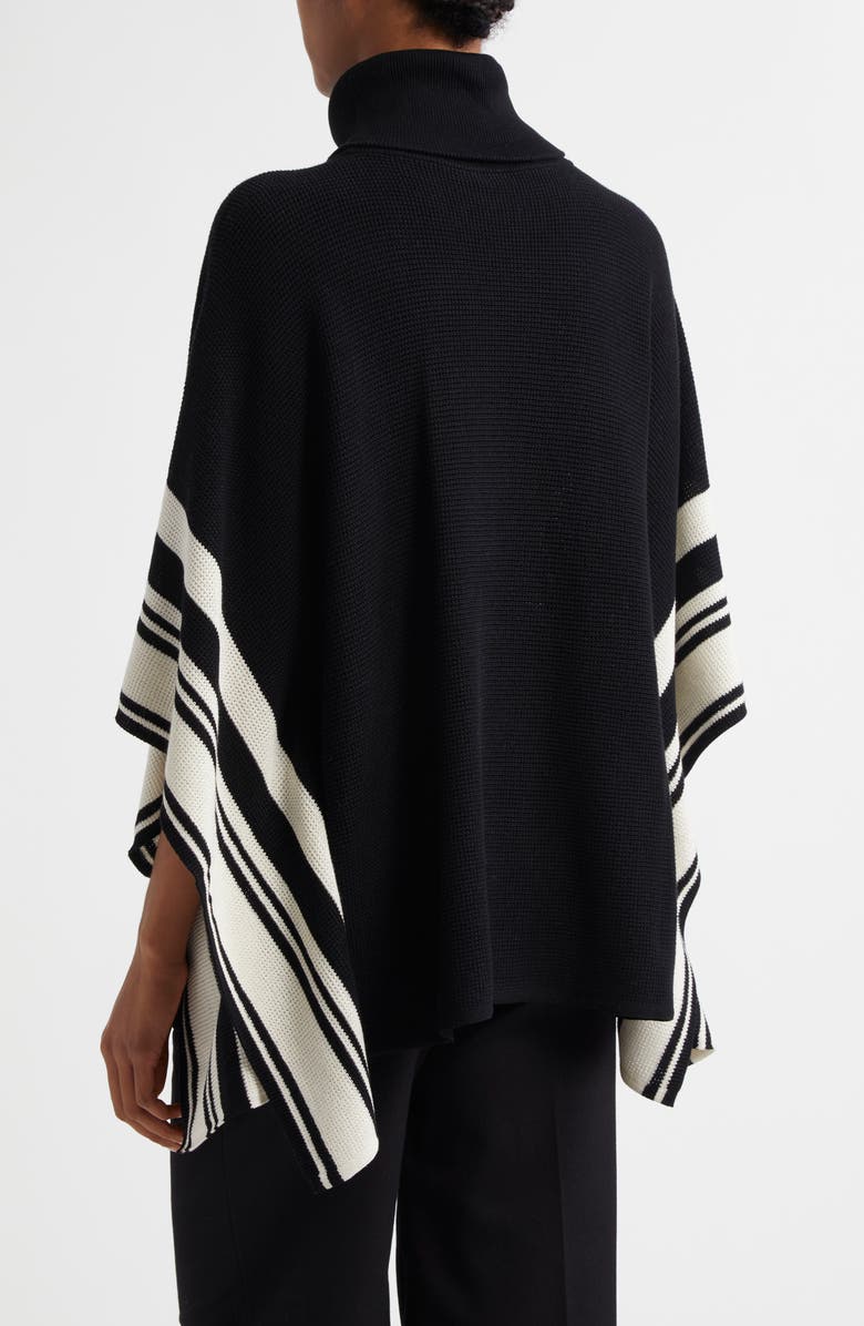 MARGARET O'LEARY Jane Border Print Cotton Poncho, Alternate, color, 