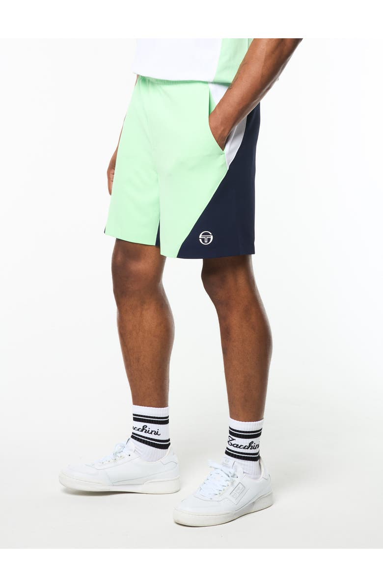 Sergio Tacchini Pagia Court Short, Main, color, Green Ash