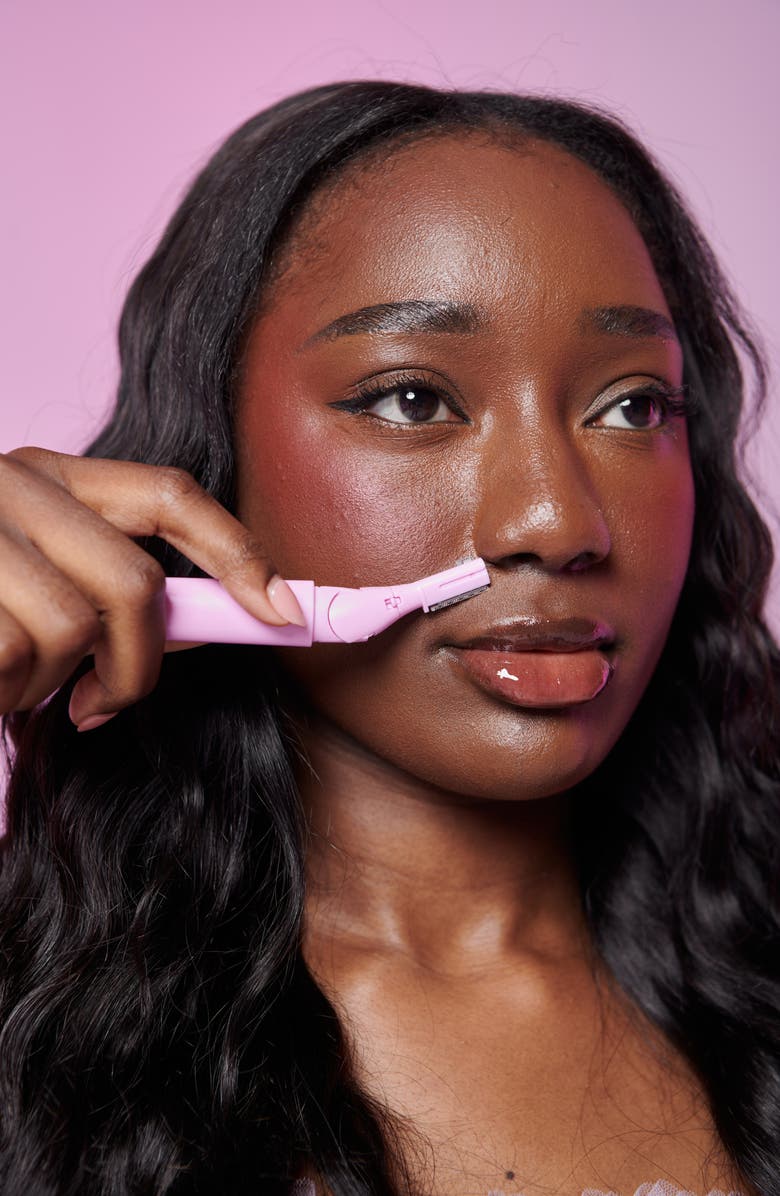 Mermade Hair Facial Shaver, Alternate, color, Pink