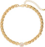NORDSTROM RACK Cubic Zirconia Statement Collar Necklace.