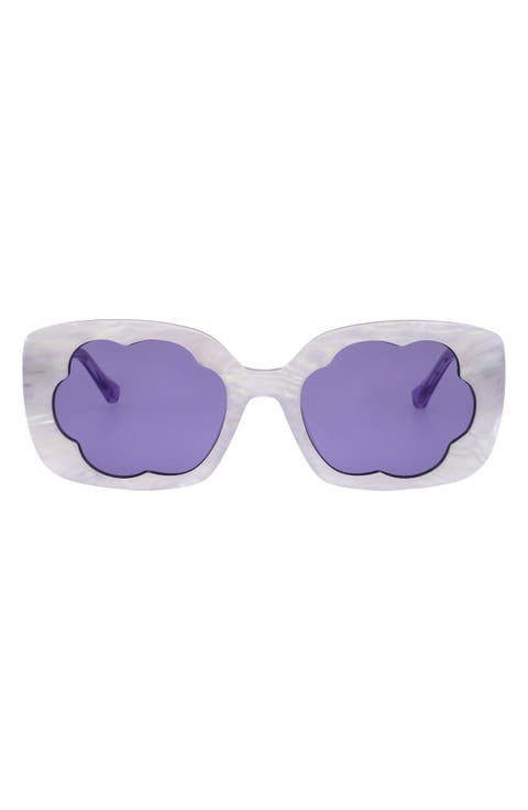 57mm Rectangular Sunglasses