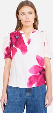 Yumi Watercolour Floral Top