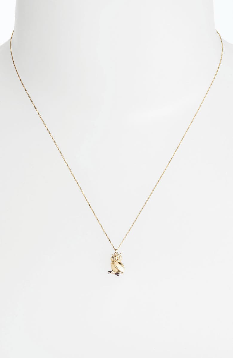 Whitney Stern Owl Pendant Necklace, Alternate, color,