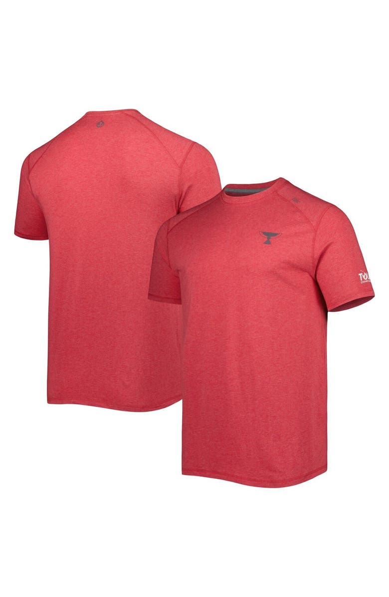 tasc Performance Men's tasc Performance Heather Red TOUR Championship Carrollton T-Shirt, Main, color, Heather Red