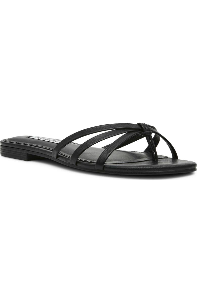 Steve Madden Calissi Flip Flop, Main, color, Black Leather