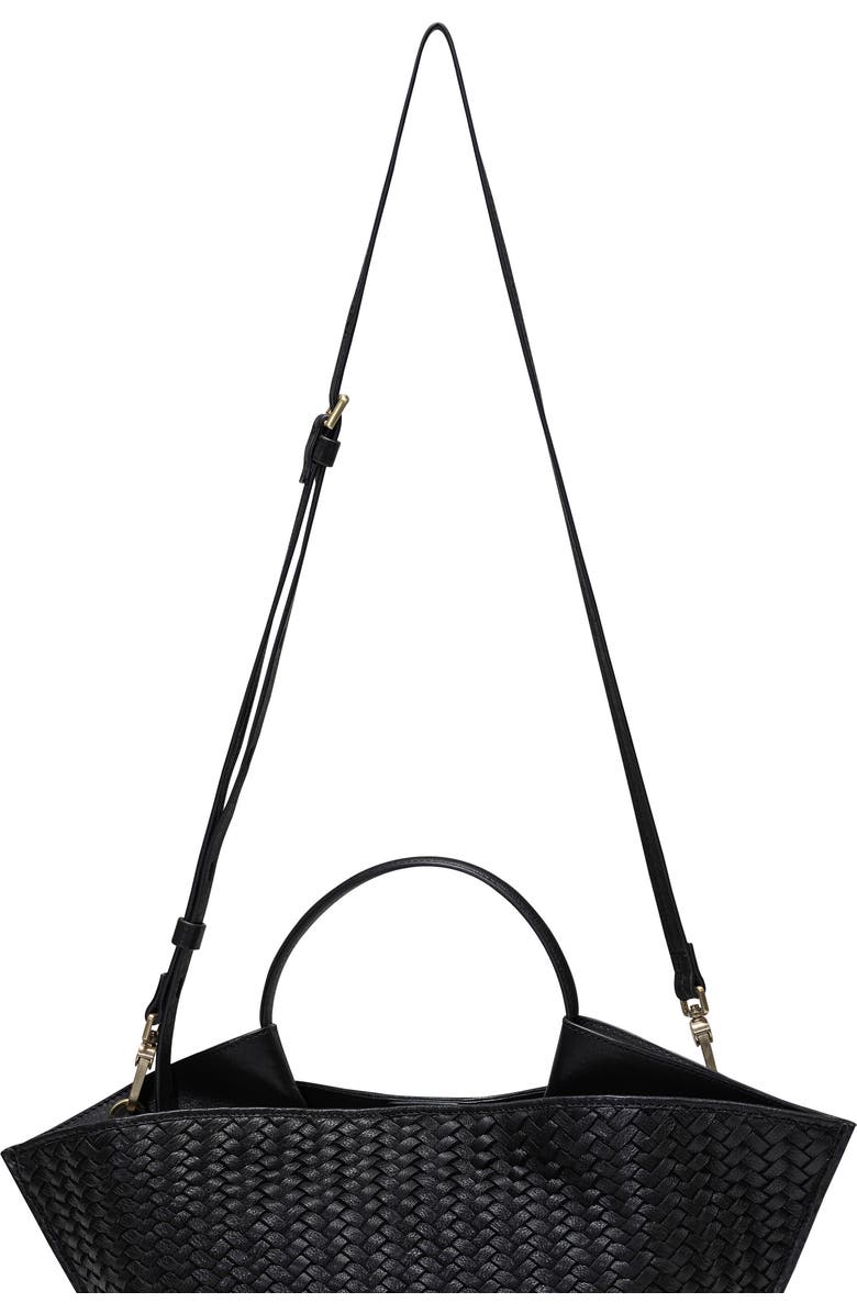 Écotorie Austin Small Woven Crossbody Bag, Alternate, color, Black