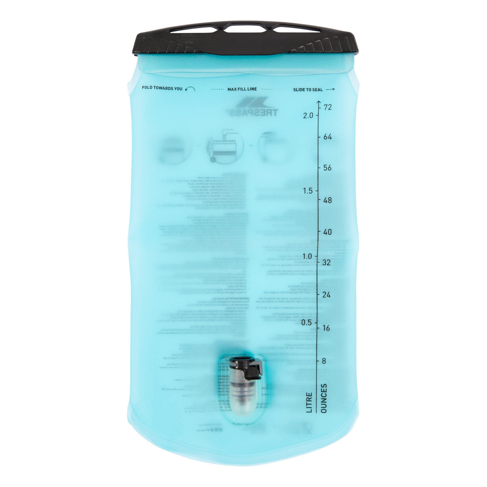 Quenched 0.5gal Hydration Bladder, Alternate, color, Clear Blue