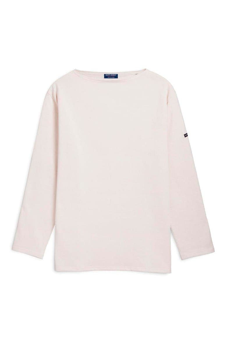 GUILDO - Boat Neck Heavyweight Breton Shirt, Alternate, color, ecru