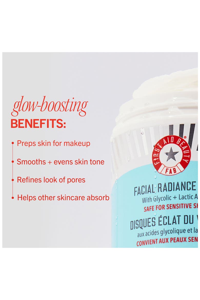 Facial Radiance Pads with Glycolic & Lactic Acids, Alternate, color, NO COLOR