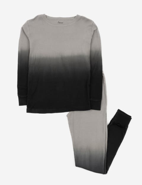 Kids Cotton Two-Piece Pajamas, Stripes, Solids & Tie Dye (Toddler, Little Kid & Big Kid)