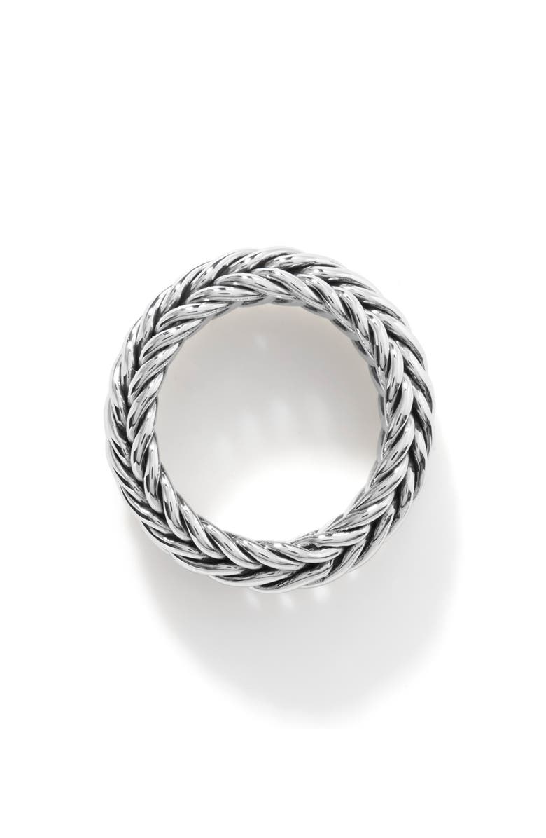 John Hardy Kami Classic Chain Ring, Alternate, color, Silver