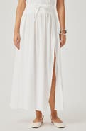 Splendid Ava Tie Waist Gauze Maxi Skirt