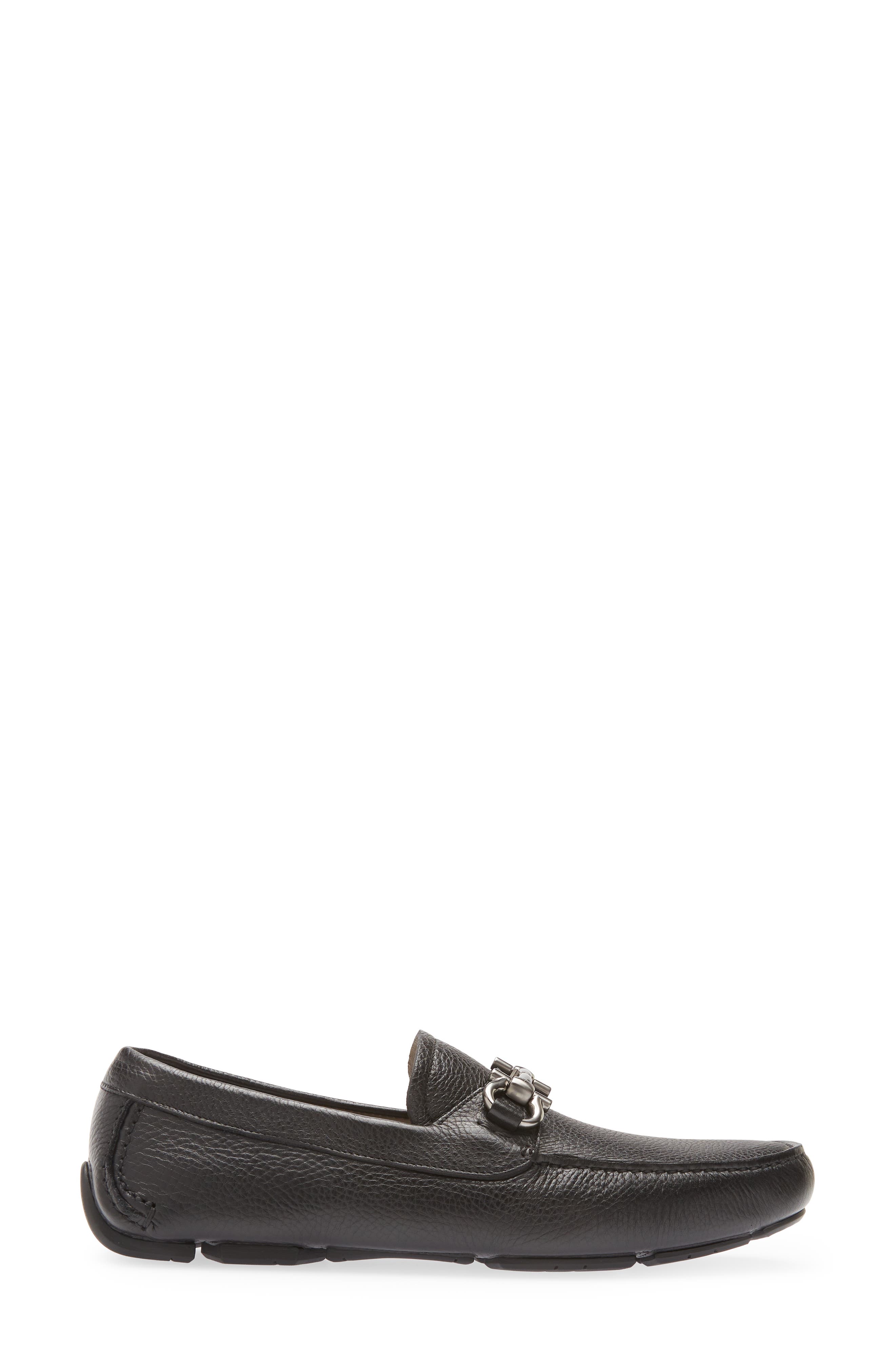 FERRAGAMO Parigi Bit Driving Shoe, Alternate, color, Nero Light Grey