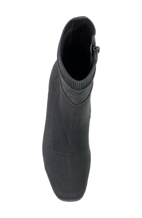 David Tate Kalista Water Resistant Knit Bootie In Black