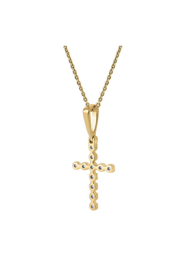 Auralisse Cross 14K Gold Diamond Pendant - 0.3 Ct, Alternate, color, 14K Yellow Gold No Chain