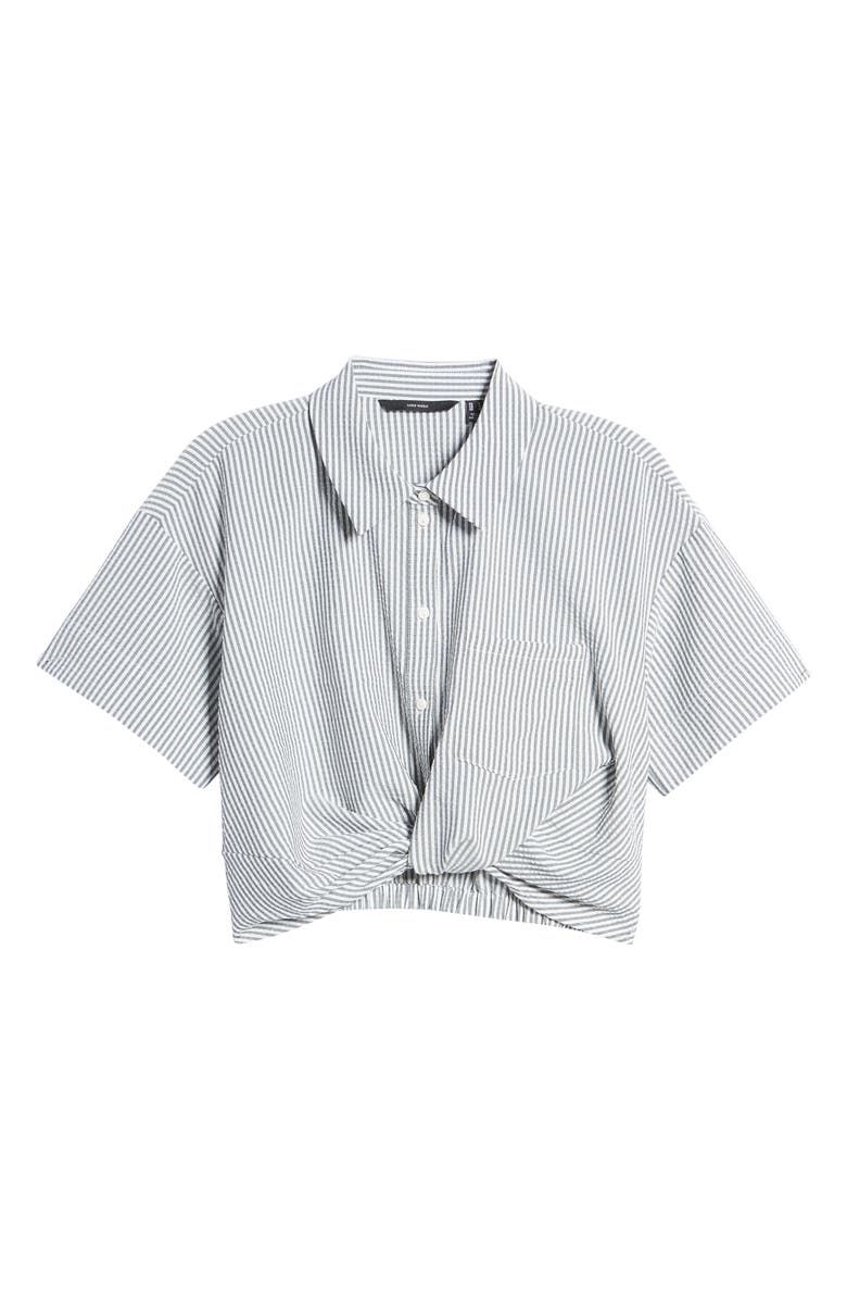 VERO MODA Oca Stripe Crop Top, Alternate, color, 