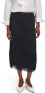rag & bone Amalia Eyelash Fringe Midi Skirt