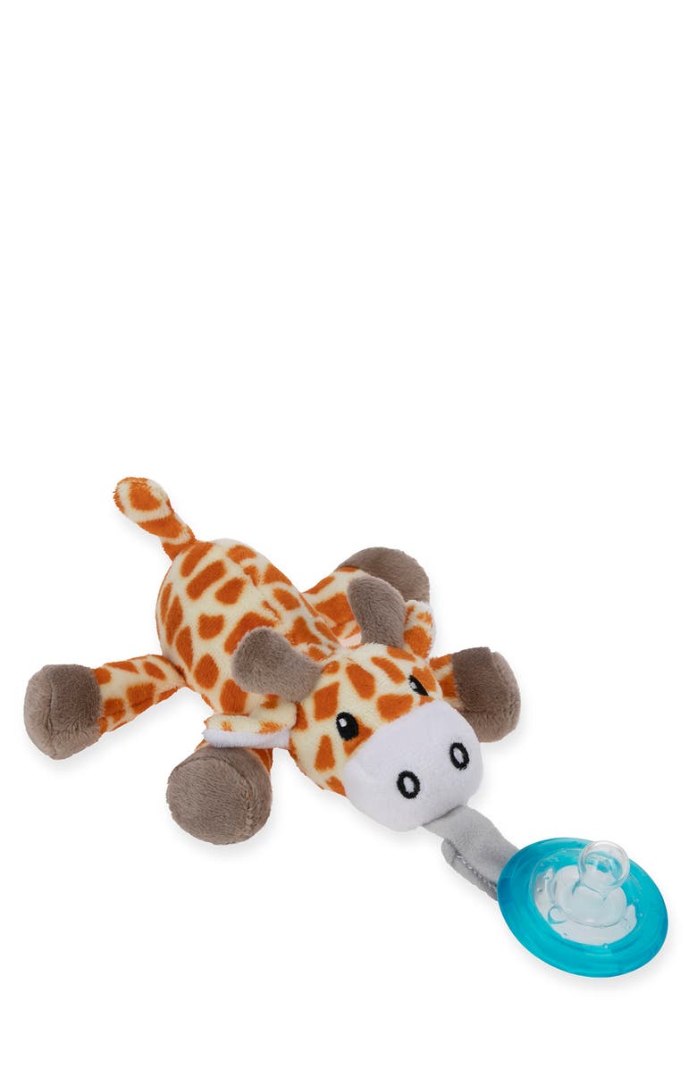 NUBY Snuggleez Giraffe Pacifier, Main, color, 