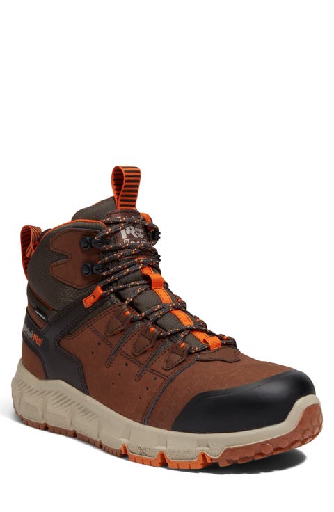 Tempe 6-Inch Soft Toe Waterproof Work Boot (Men)