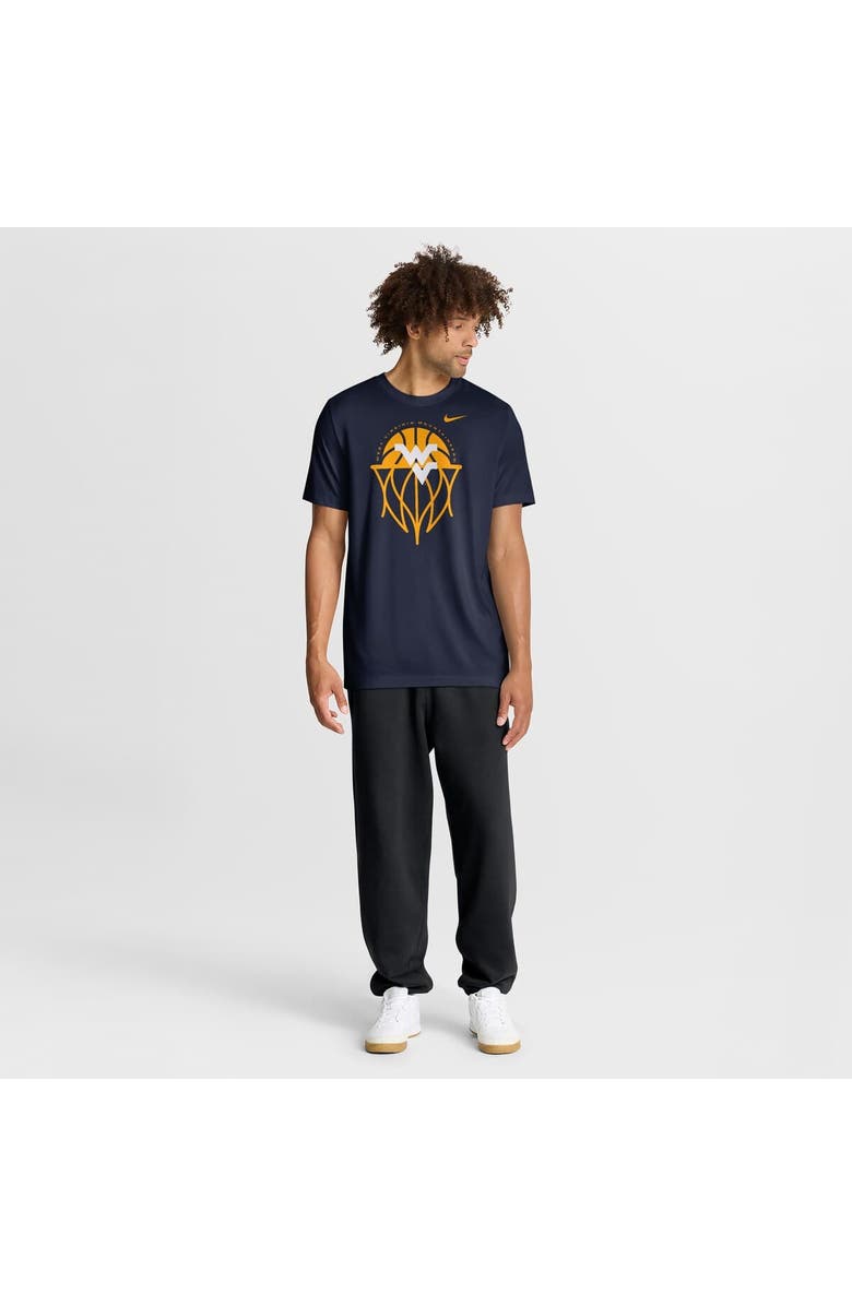 Nike Men's Nike Navy West Virginia Mountaineers Basketball Icon Legend Dri-FIT T-Shirt, Alternate, color, Navy