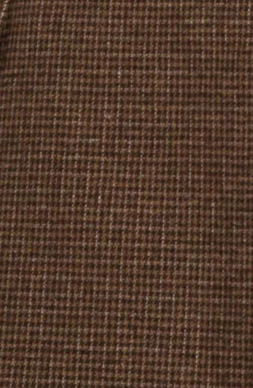 Belle & Bloom Big Brother Talk Double Breasted Wool Blend Blazer In Brown