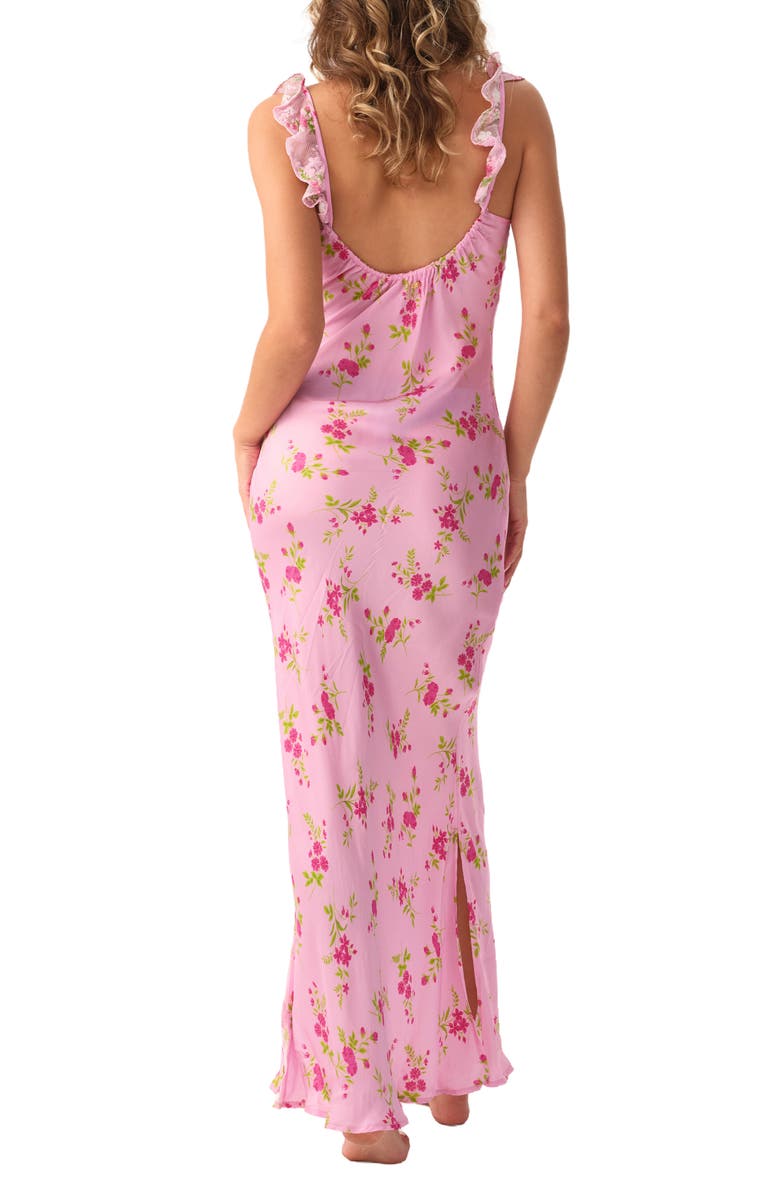 PQ SWIM Beth Floral Cover-Up Maxi Dress, Alternate, color, 