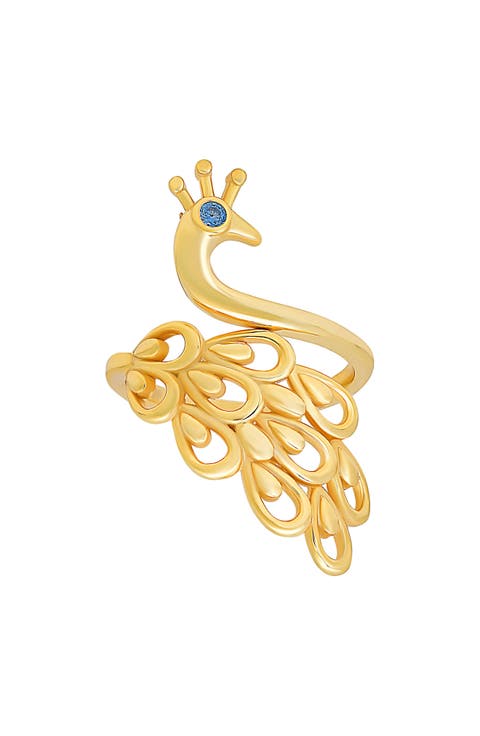 Cubic Zirconia Peacock Ring