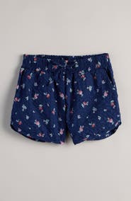 Nordstrom Kids' Floral Seersucker Drawstring Shorts