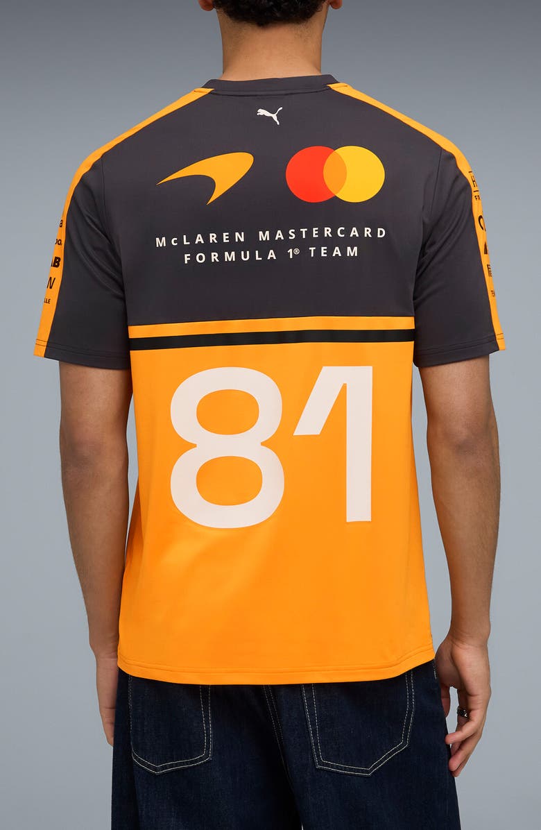 PUMA McLaren Replica Piastri Racing T-Shirt, Alternate, color, Papaya