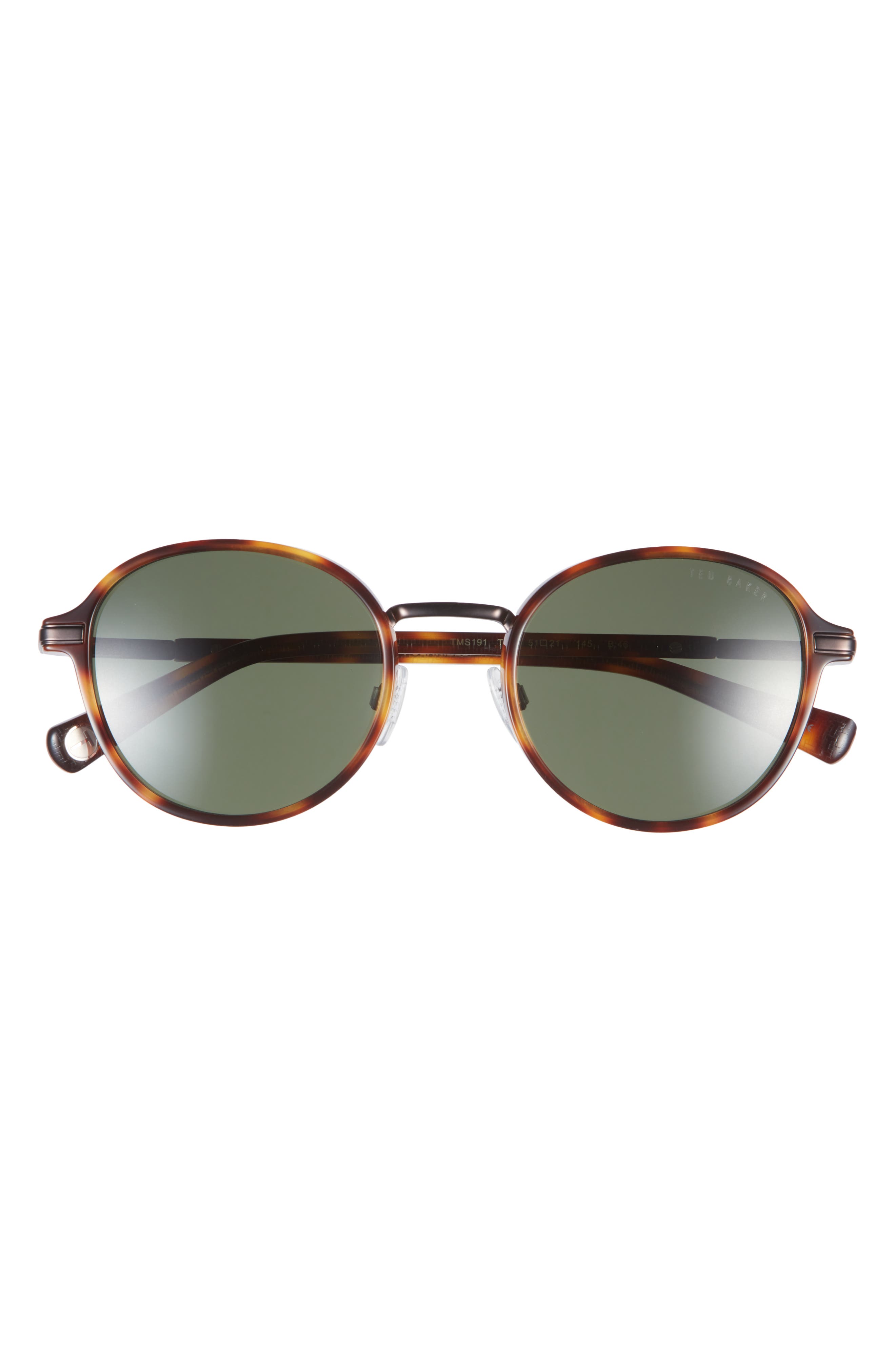 Ted Baker London 51mm Polarized Round Sunglasses