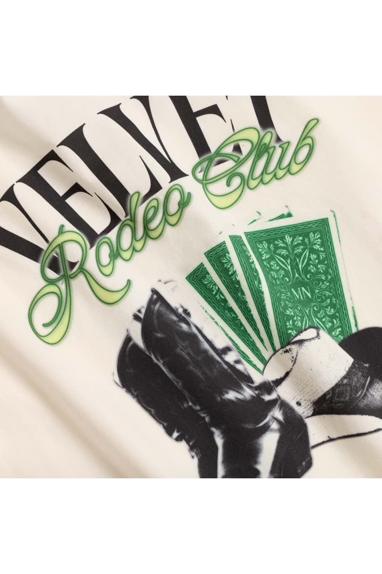 Velvet Rodeo Club Tee, Alternate, color, cream