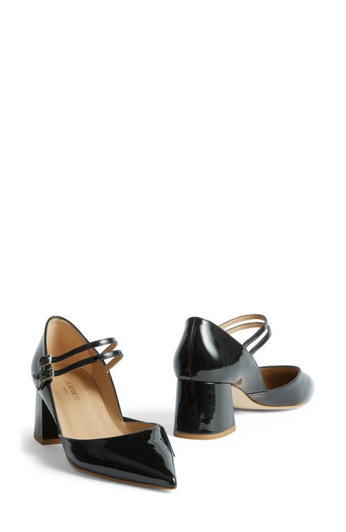 Lk Bennett Savannah Mary Jane Pointed Toe Pump In Black