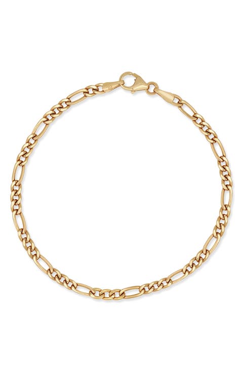 Fiagro 14K Gold Chain Bracelet