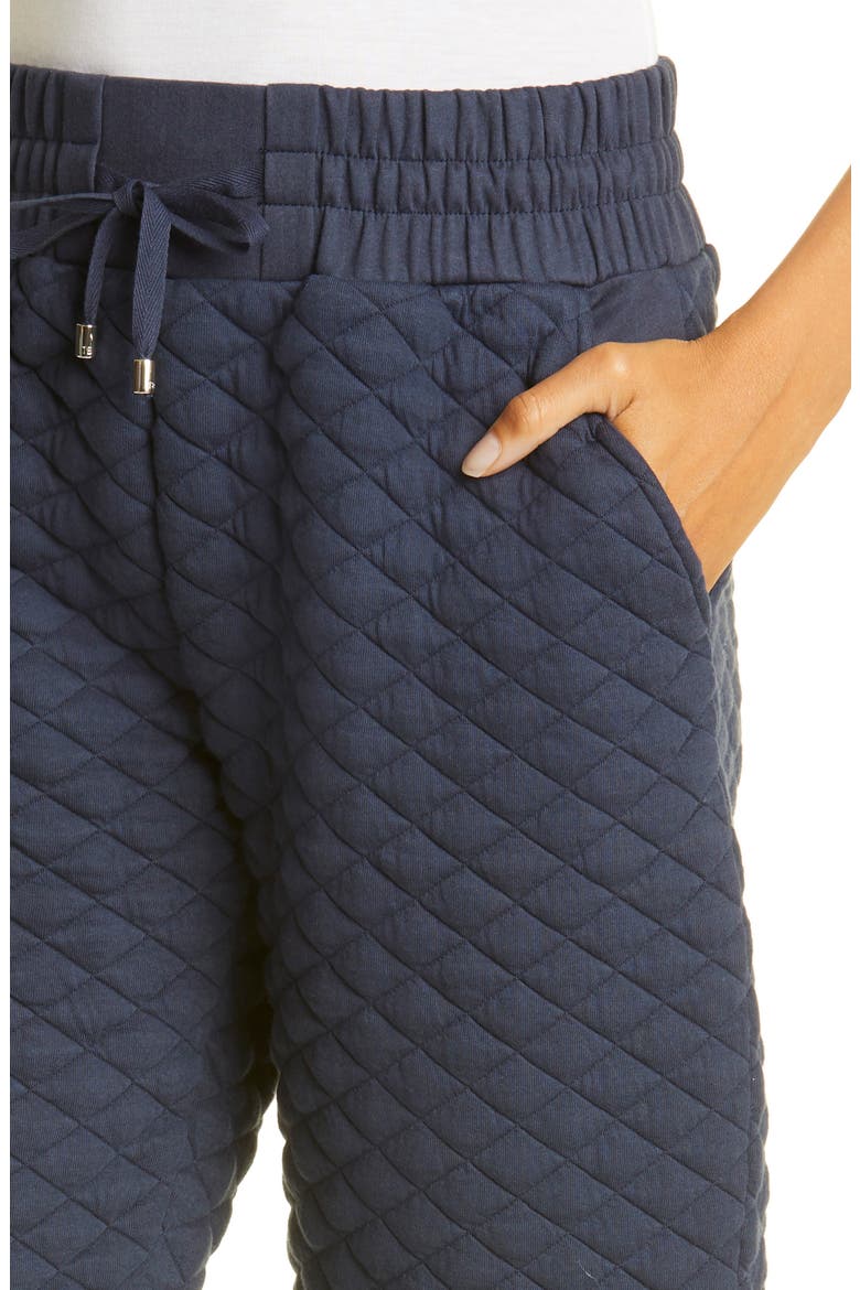 Lizzbel Quilted Joggers, Alternate, color, MIDNIGHT