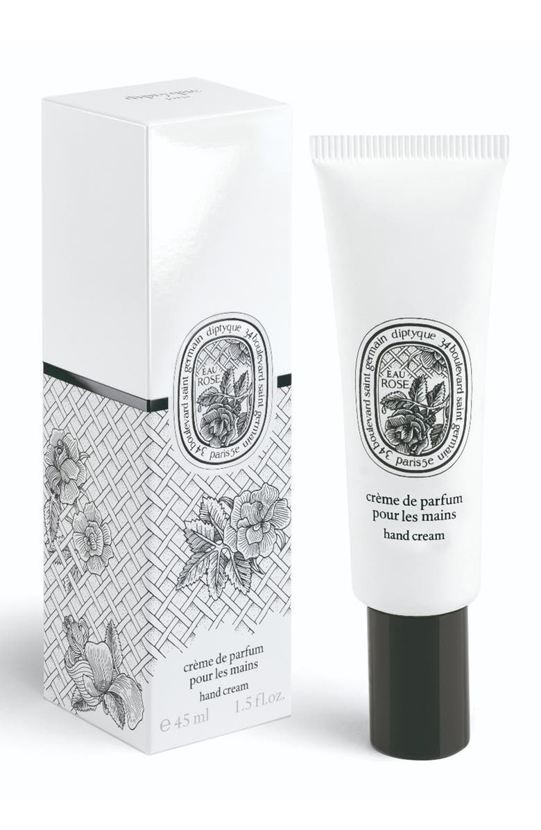 Diptyque Eau Rose Perfumed Hand Cream, Alternate, color, 