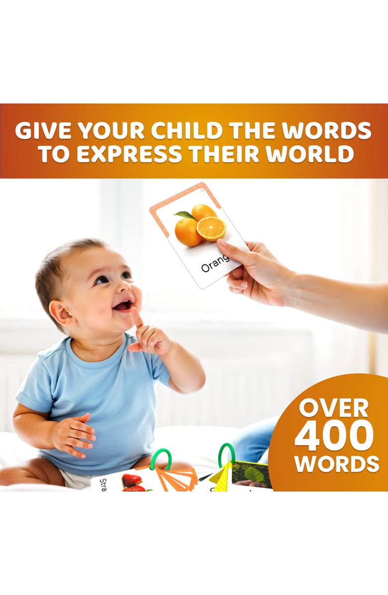 Quokka 225 Toddler Flash Cards with Rings - Realistic Learning Cards, Alternate, color, My First 225 Cards