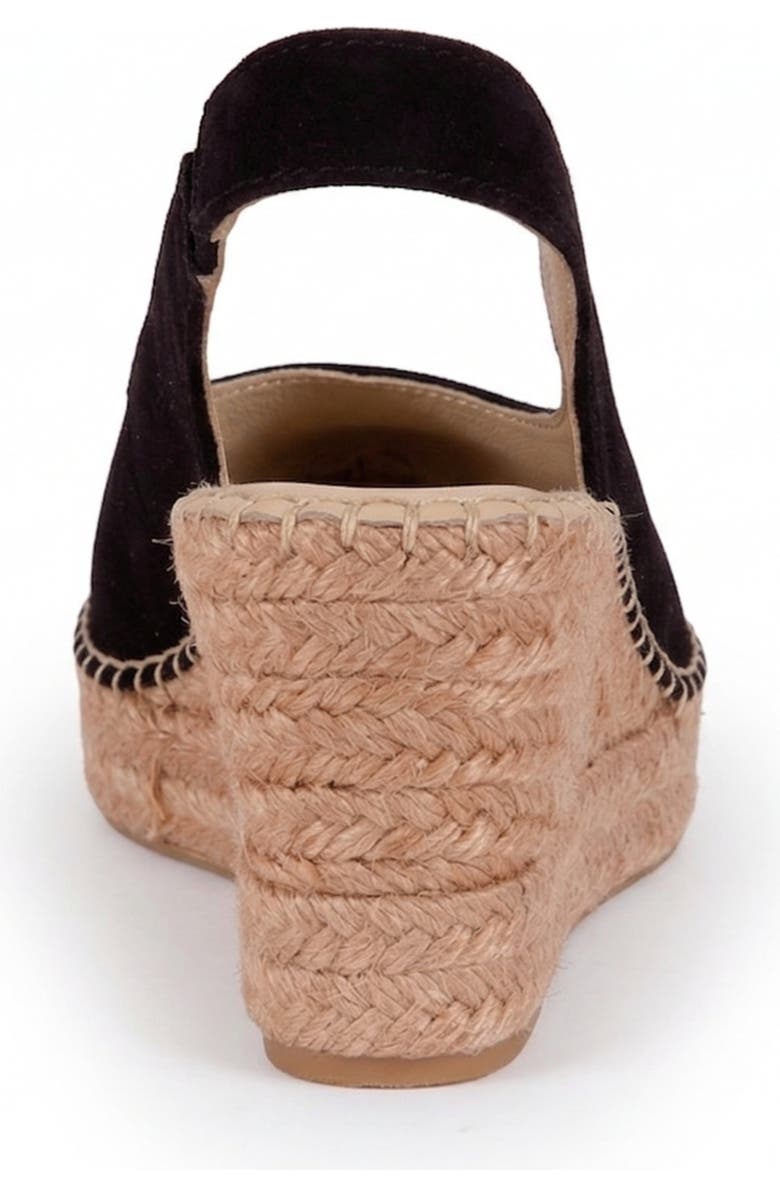 Menina Step Senorita Suede Wedge Espadrille, Alternate, color, Black