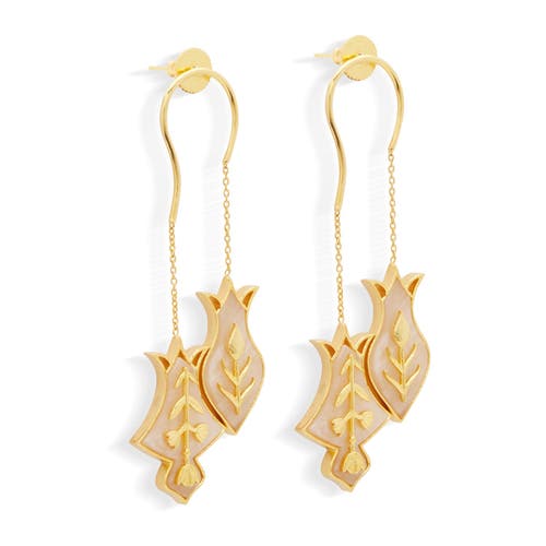 Dhwani Bansal Hamsa Earrings In Gold