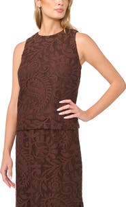 Halogen® Lace Sleeveless Top