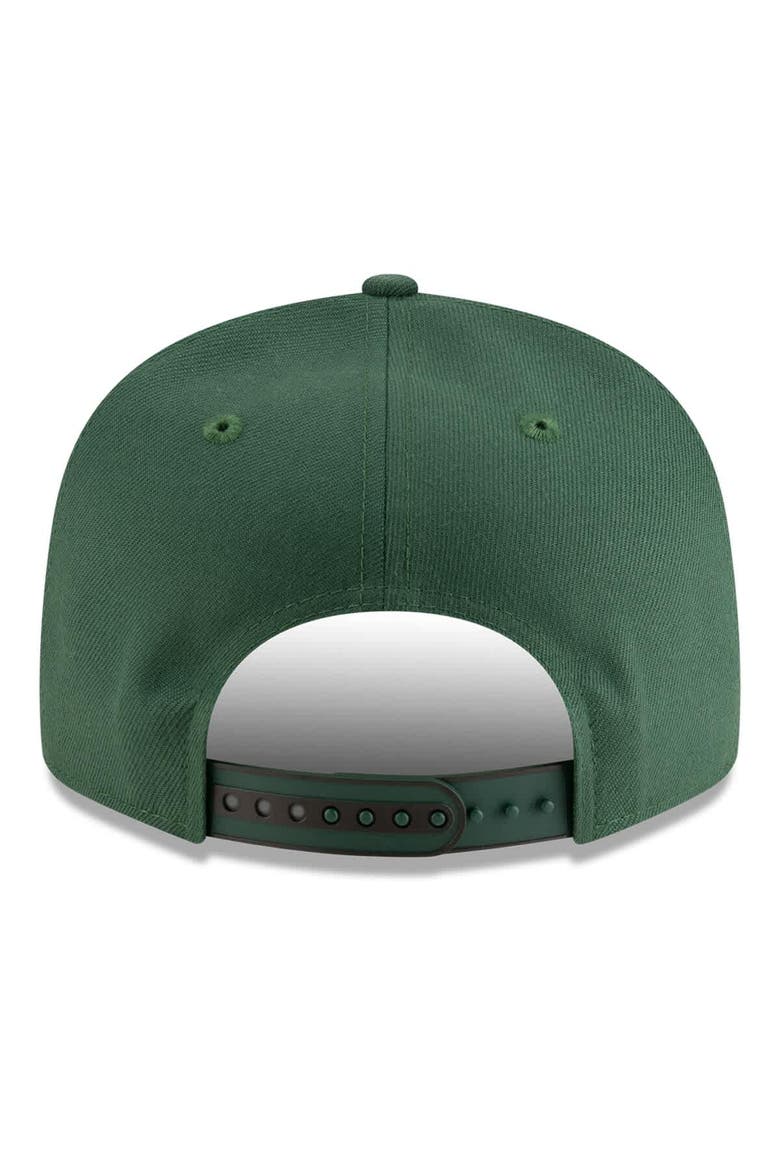 Men's New Era  White/Hunter Green Milwaukee Bucks 2025 NBA Tip Off Split Panel 9FIFTY Snapback Hat, Alternate, color, White