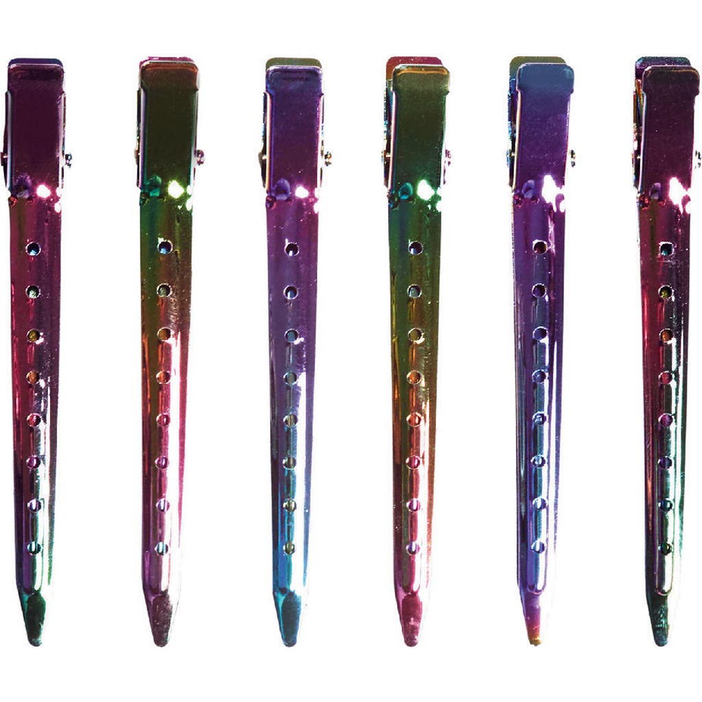 Kitsch 6-pack Professional Styling Clips In Iridescent