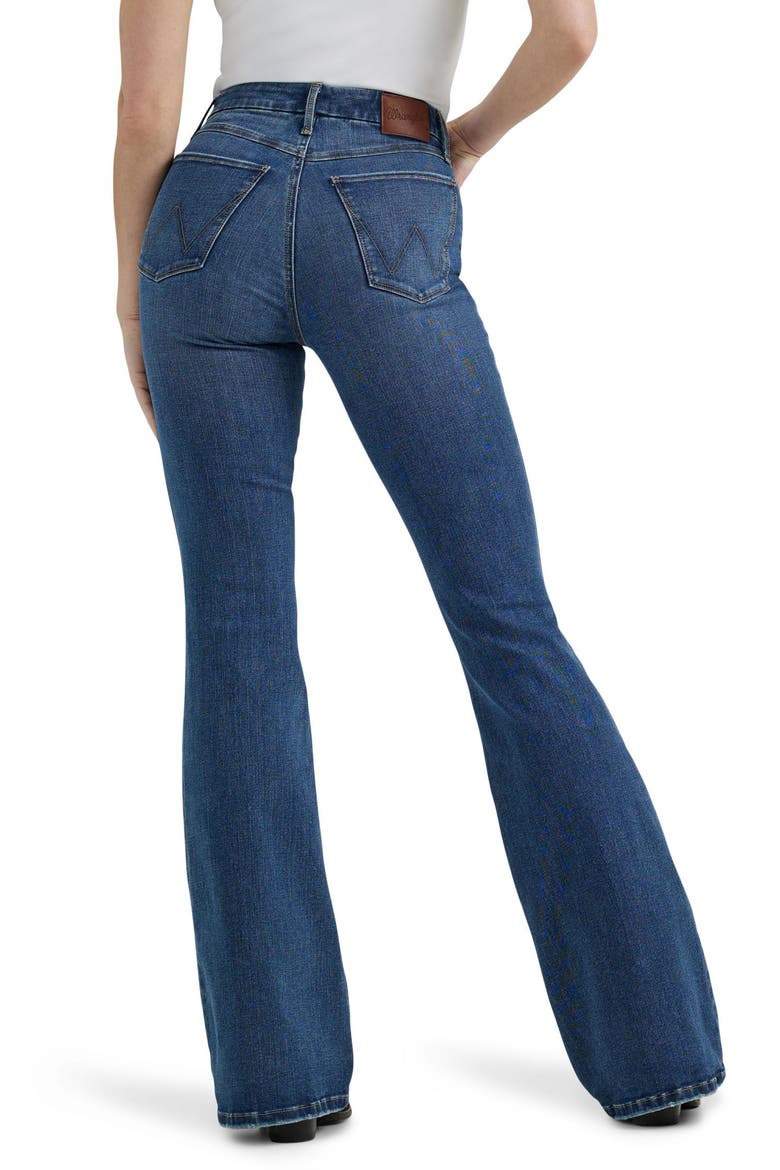 Bespoke High Waist Flare Jeans, Alternate, color, LILY