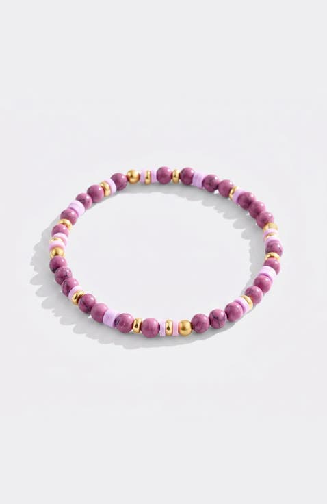 Stacking Birthstone Beaded Bracelet
