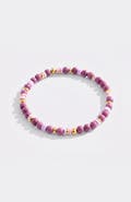 Mint & Lily Stacking Birthstone Beaded Bracelet