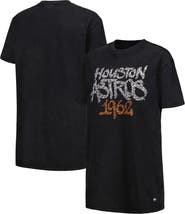 THE WILD COLLECTIVE Women's The Wild Collective Black Houston Astros T-Shirt Dress