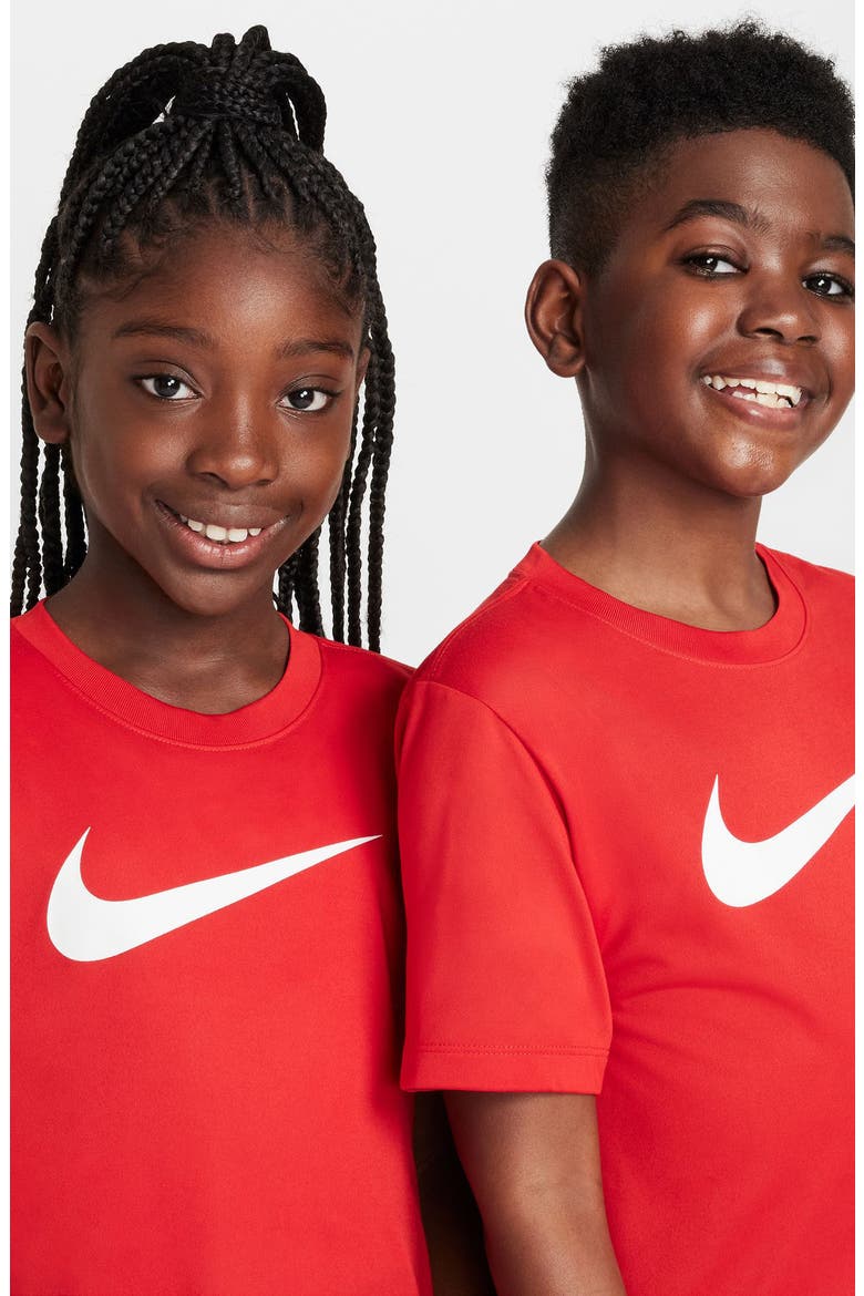 Kids' Legend Dri-FIT Graphic T-Shirt, Alternate, color, UNIVERSITY RED