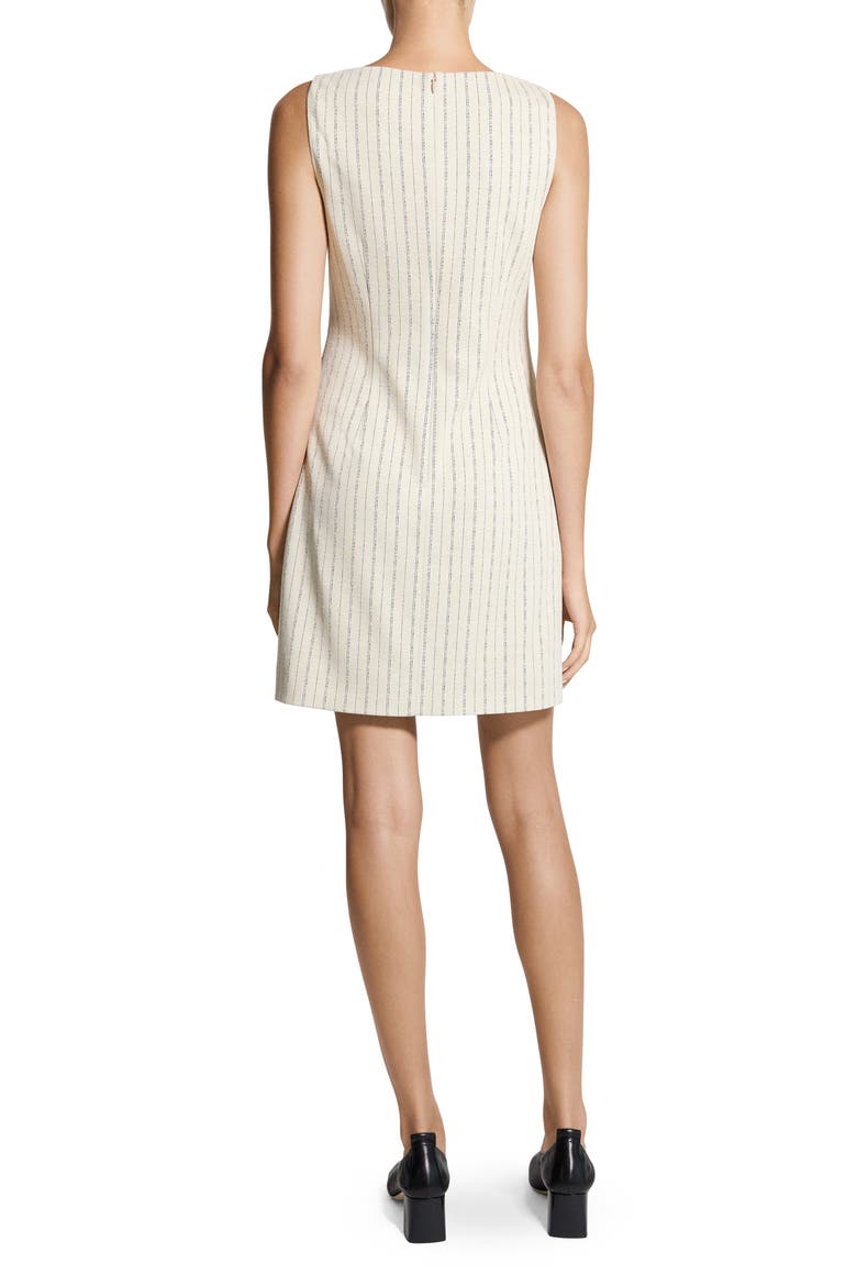Stripe Sleeveless Minidress, Alternate, color, OAT MULTI