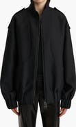 Khaite Sigi Wool & Silk Bomber Jacket